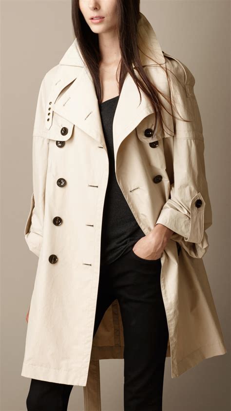 trench coat burberry outlet new york|burberry oversized wool trench coat.